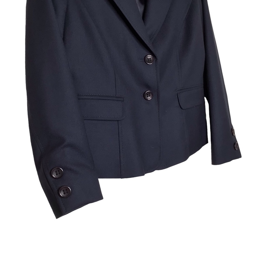 Pendleton Blazer Sz 10P Black 100% Virgin Wool Office Academia EUC - Picture 3 of 8